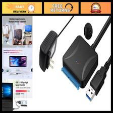 USB 3.0 to SATA Adapter for 2.5/3.5" Hard Drives, External HDD Docking Station w