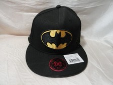 NEW LIDS EXCLUSIVE FITTED DC BATMAN CAP BLACK...