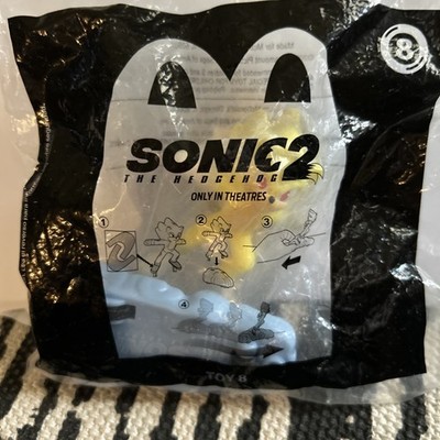 Sonic the Hedgehog 2 McDonald's Happy Meal Toy #8 Super Sonic Rare Chase