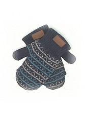Melton Boys Gray Mittens One Size