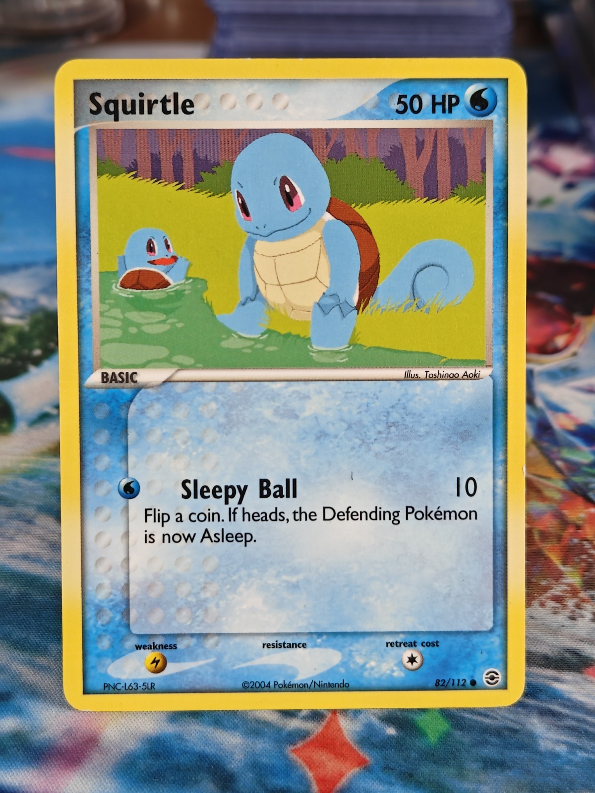 Pokemon Squirtle EX FireRed & LeafGreen 82/112 LP