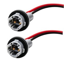 2PCS T15 912 920 921 Bulb Socket Pigtail Wiring Harness Adapter, Bulb Socket
