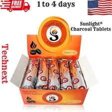 Sunlight® Charcoal Tablets for Incense– Quick Light Charcoal Tablets, Freeship
