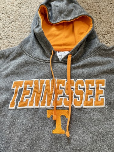 Champion Mens 2XL Gray Tennessee Vols Pullover Sweatshirt Hoodie NCAA - Picture 6 of 12