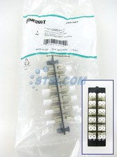 Panduit FAP12WEIDLC Fiber Panel w/12 LC Duplex Multimode Adapters Ivory STSI