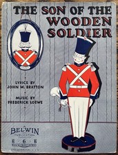 BROADWAY compositeur FREDERICK LOEWE partition FILS DU SOLDAT DE BOIS ~ 1941