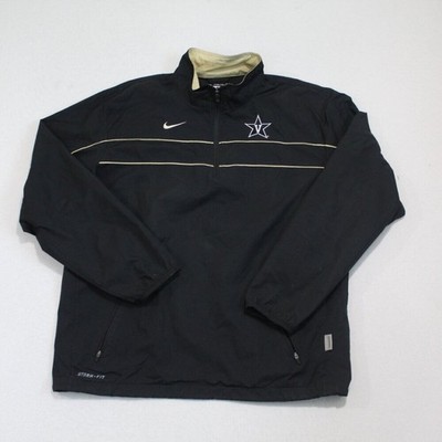 Nike Storm Fit Black Men Windbreaker Vanderbilt NCAA Size Medium
