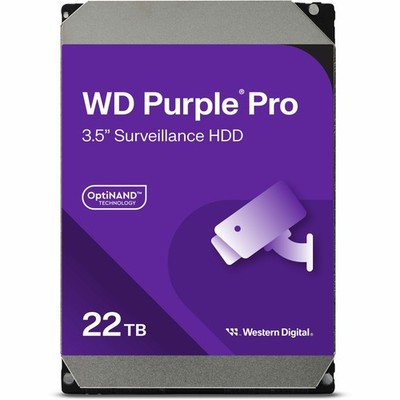 Western Digital WD221PURP 22TB HDD 3.5'' SATA CMR Purple Pro