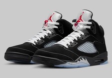 Jordan 5 "BLACK METALLIC REIMAGINED" Men's Basketball Shoes High Top