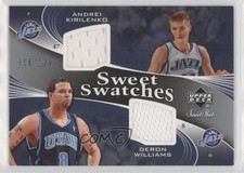 2006 Sweet Shot Swatches Memorabilia 16/199 Andrei Kirilenko Deron Williams 0qr0