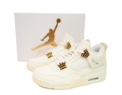 Jordan 4 Retro ''Metallic Gold'' Men's Mid-Top Basketball Shoes