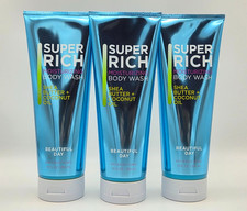3 Bath  Body Works Moisturizing Body Wash Beautiful Day 10 fl oz