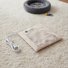 Small Pet Bed Warmer, 9" x 8.5", Tan, 4 Watt, Thermostatic Heating Pad