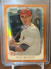 2011 Bowman Draft Chrome Prospects Orange Refractor /25 Sean Buckley #BDPP47