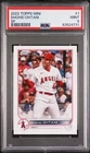 2022 Topps Mini Shohei Ohtani SP Image Variation PSA 9 Mint #1