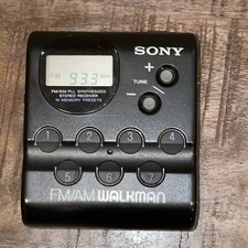 Vintage Sony Walkman SRF-M40W AM FM Walkman Radio Tested Works