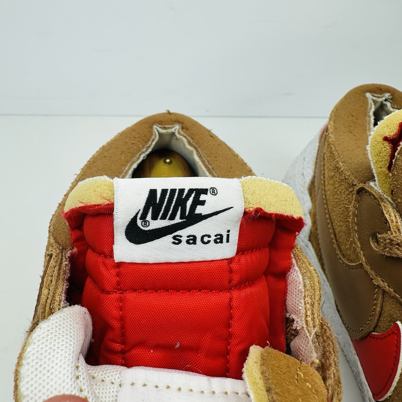 SACAI X NIKE Nike Sacai x Blazer sneakers basse uomo taglia 9 5 scarpa marrone marrone scuro britannico DD1877 200