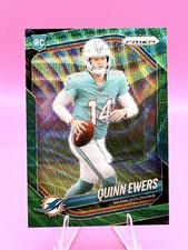 2025 Panini Prizm - Rookies Quinn Ewers #307 Green Wave Prizm (RC)