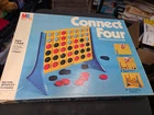 Vintage Connect Four Vertical Checkers Game Complete Milton Bradley 1979 Insert