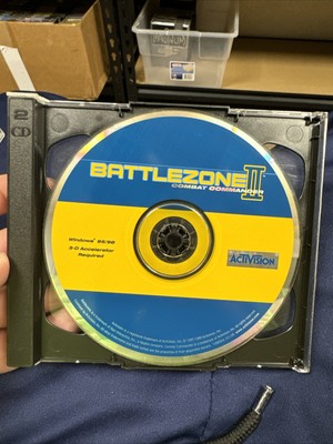 Battlezone 2 II PC Windows 98 Install Disc w/ Jewel Case No Top Cover Activision