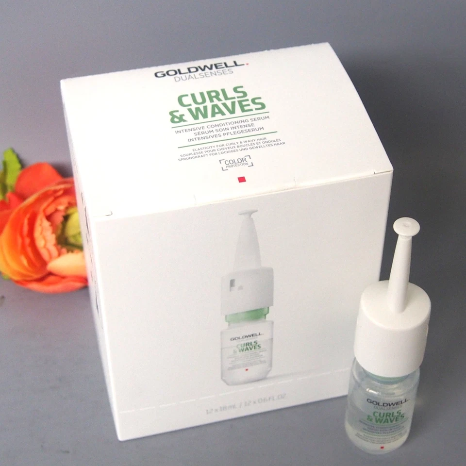 Suero Restaurador Intensivo Goldwell Dualsenses CURLS & WAVE 12x18 ml viales Foto 2 de 4