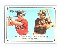 2007 UD Masterpiece Cal Ripken Jr / Tony Gwynn #42