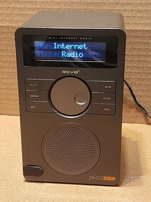 Revo Pico Portable Wi-Fi Internet Radio FM 6000+ Stations w/AUX w/Power Supply