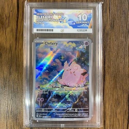Pokemon Card - ACE 10 Clefairy 094/088 - Perfect Order - Gem Mint (Perfect 10)
