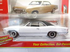 JOHNNY LIGHTNING MUSCLE CARS EE. UU. 1967 CHEVROLET CHEVELLE MALIBU NEUMÁTICOS DE GOMA
