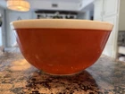 Vintage Pyrex Americana Fall Mixing Bowl In Orange #403