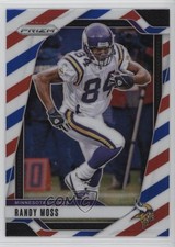 2024 Panini Prizm Red White & Blue Prizm Randy Moss #192 HOF 01w7