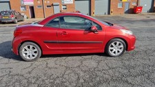 PEUGEOT 207 SPORT CC CONVERTIBLE 1.6 RED 2008, ,12 MONTHS MOT, , SERVICE HISTORY