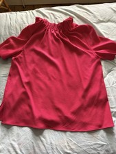 Cos Size 10 Vibrant Pink Blouse Size 10