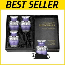 Decorative Adult Cremation Urns, Set of 4