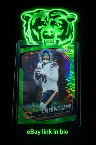 2025 Prizm Green Caleb Williams Bears