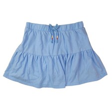 Garanimals 365 Girls Skort Skirt Blue SZ 10 Shorts Elastic Waist Ruffle Pull On