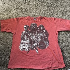 Vintage Star Wars Changes T-Shirt XL Red Movie 1995 Darth Vader Palpatine 90s