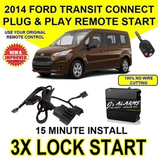 2014 Ford Transit Connect Remote Start Plug and Play Easy Install 3X Lock FO1C