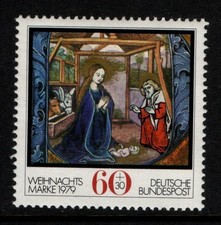 Germany Federal Republic 1979 60 + 30pf Christmas SG1912 Mi 1032 MNH