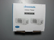 DEWENWILS Digital Timer Outlet, Indoor Plug in Outlet Timer 2 Pack