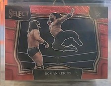 2023 WWE Panini Select Roman Reigns Red Wave Rinside