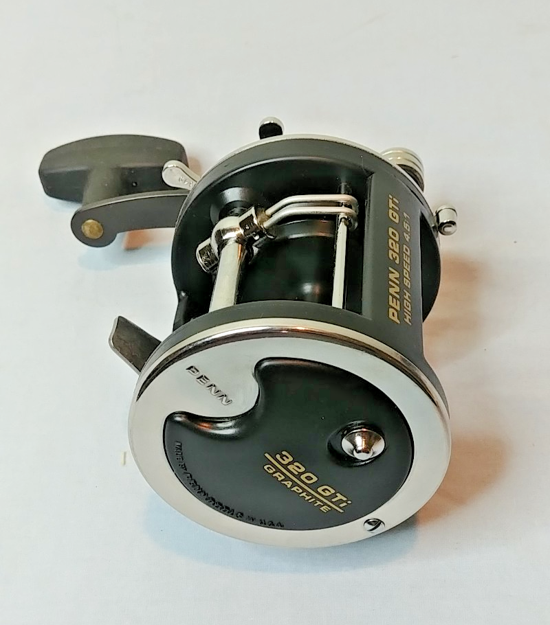 Penn 320 GTI Super Level Wind Reel in Box - Made in U.S.A. - Looks