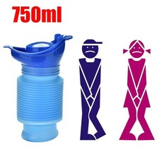 Portable Urinal Toilet Pee Bottle Camping Travel Car Emergency Male Female Kit