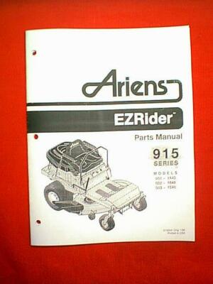 83ページ ARIENS EZ RIDER 915 SERIES MOWER MODELS EZR 1440 1648 1540