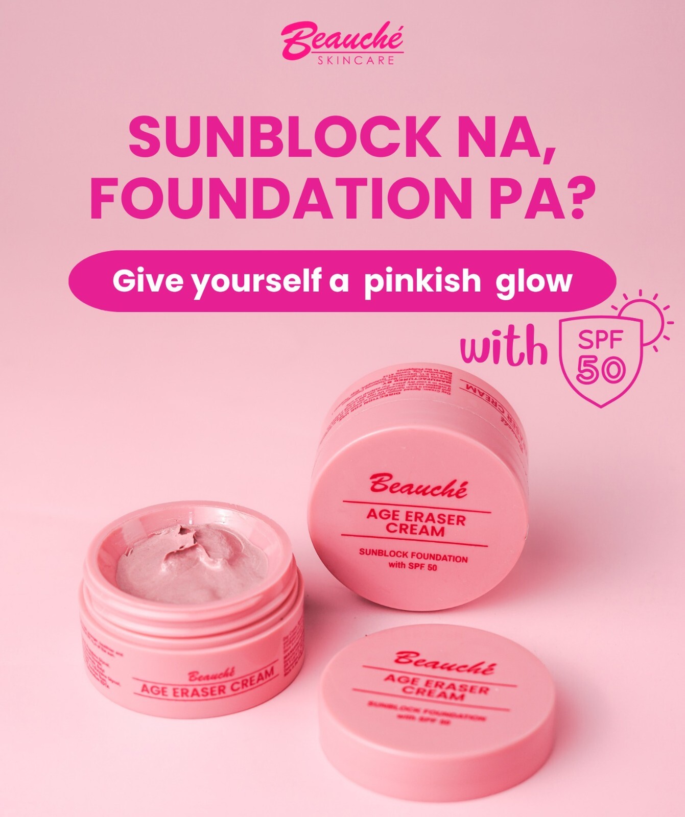 3 PACK BEAUCHE BEAUTY SPF 30 AGE ERASER CREAM NEW PACKAGING