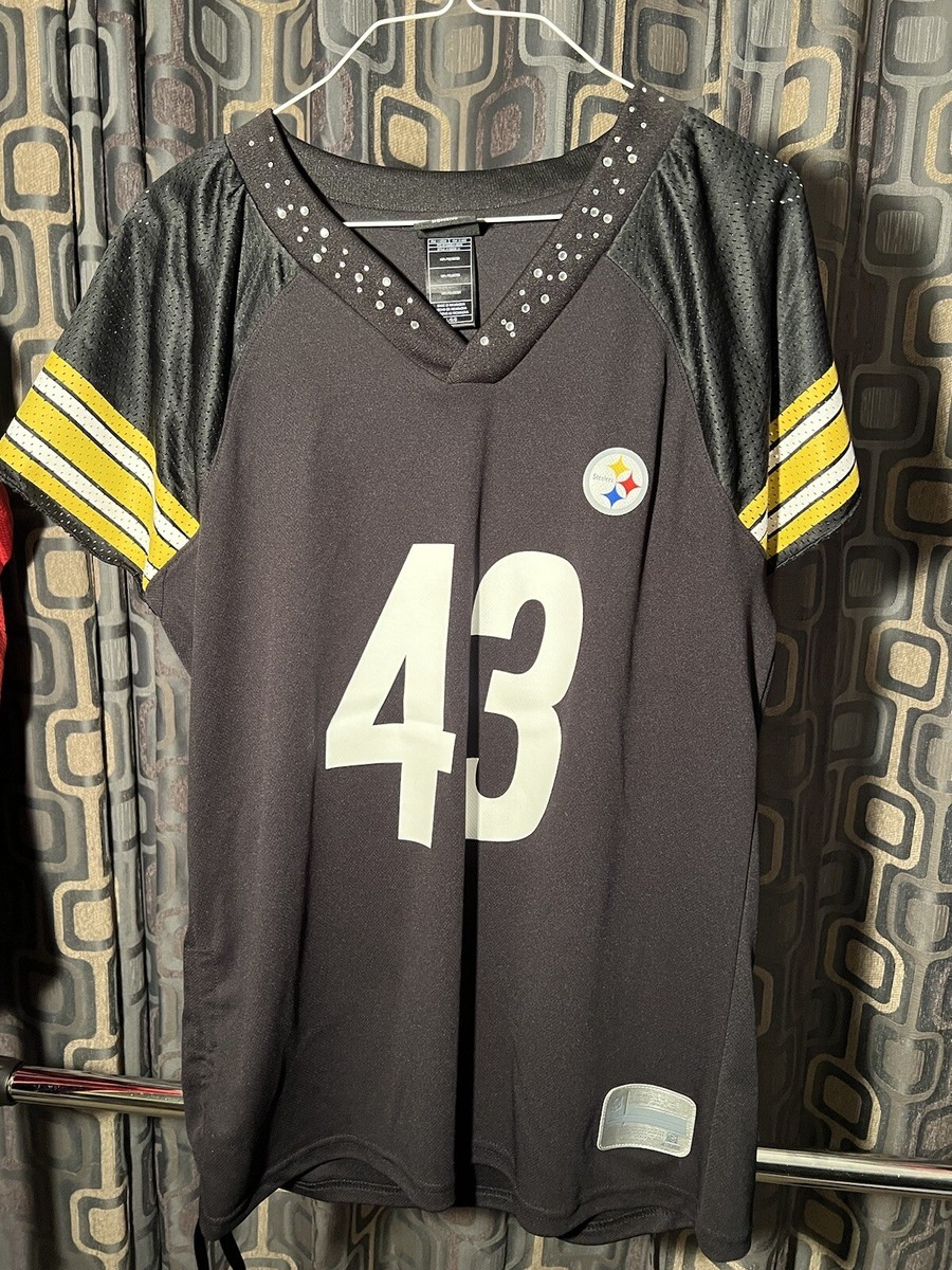 Pittsburgh Steelers NFL Women's Jersey Size Large Football Troy - Main Image