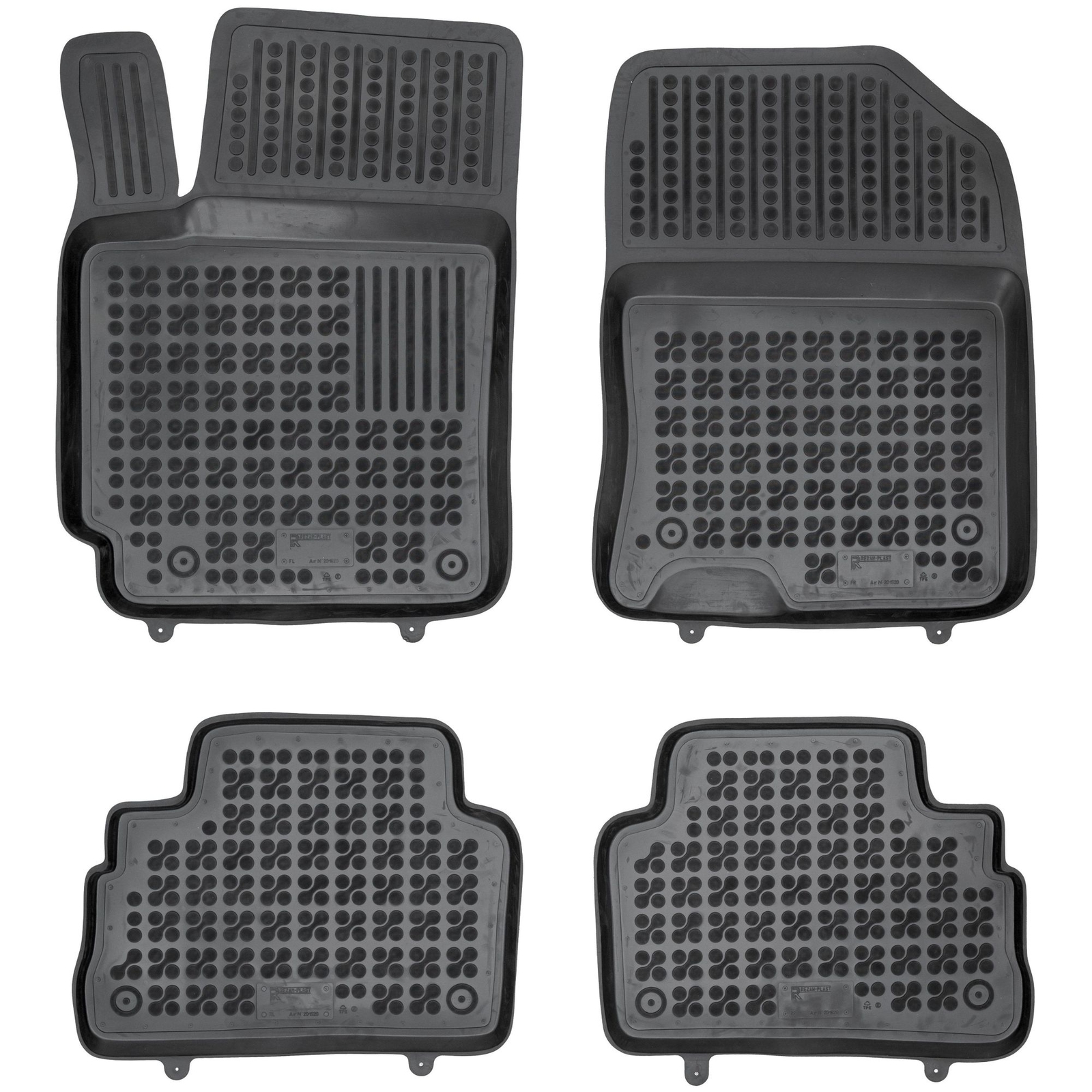 Tapis en caoutchouc Rezaw-Plast pour Hyundai Kona 2017-2026 : finition Premium sur mesure