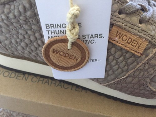 Woden Sandstone Uk5 Nuevo Ydun Tamaño Leathertrainers en caja Croc eu38 Cr6pxqCw