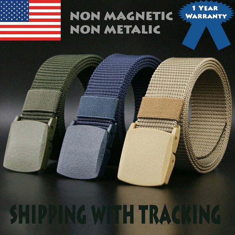 Cinturón táctico militar informal para hombre cinturón de seguridad del ejército ajustable de liberación rápida Foto 2 de 4