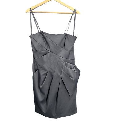 grey satin bodycon dress Cowl Neck Bodycon Slinky Fabric Mini Dress in Dusty Blue – Shop Hearts
